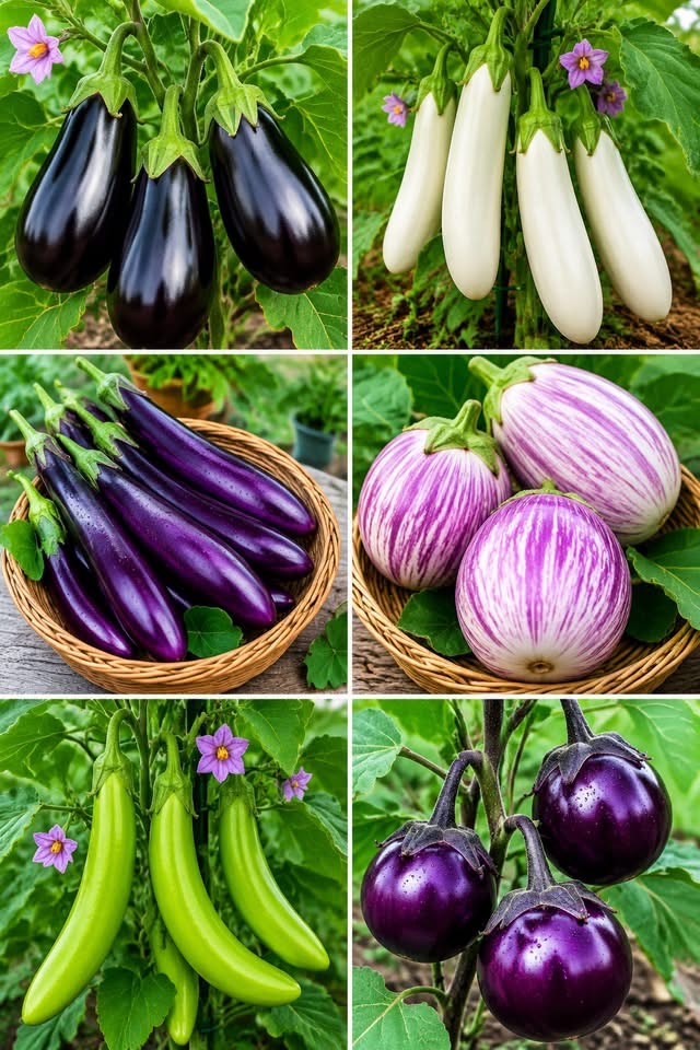 Organic eggplant cultivation