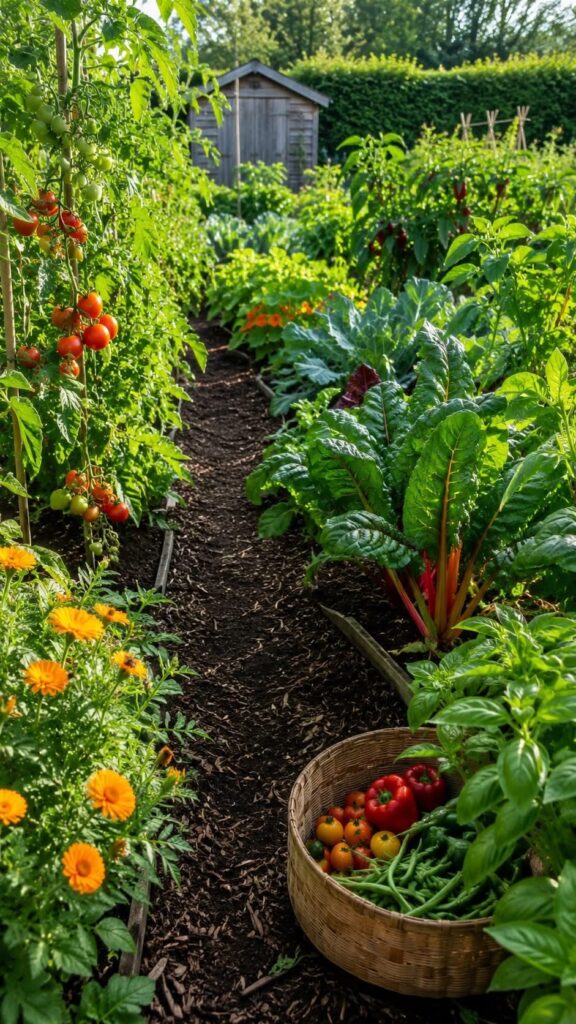 Benefits of growing an organic vegetable and herb garden